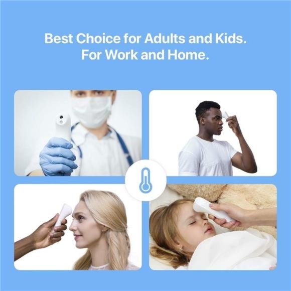 No-Touch Forehead Thermometer, Digital Infrared Thermometer for Adults and Kids - Picture 5 of 6
